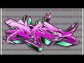 DIGITAL GRAFFITI - Dikens23 Purple Wildstyle