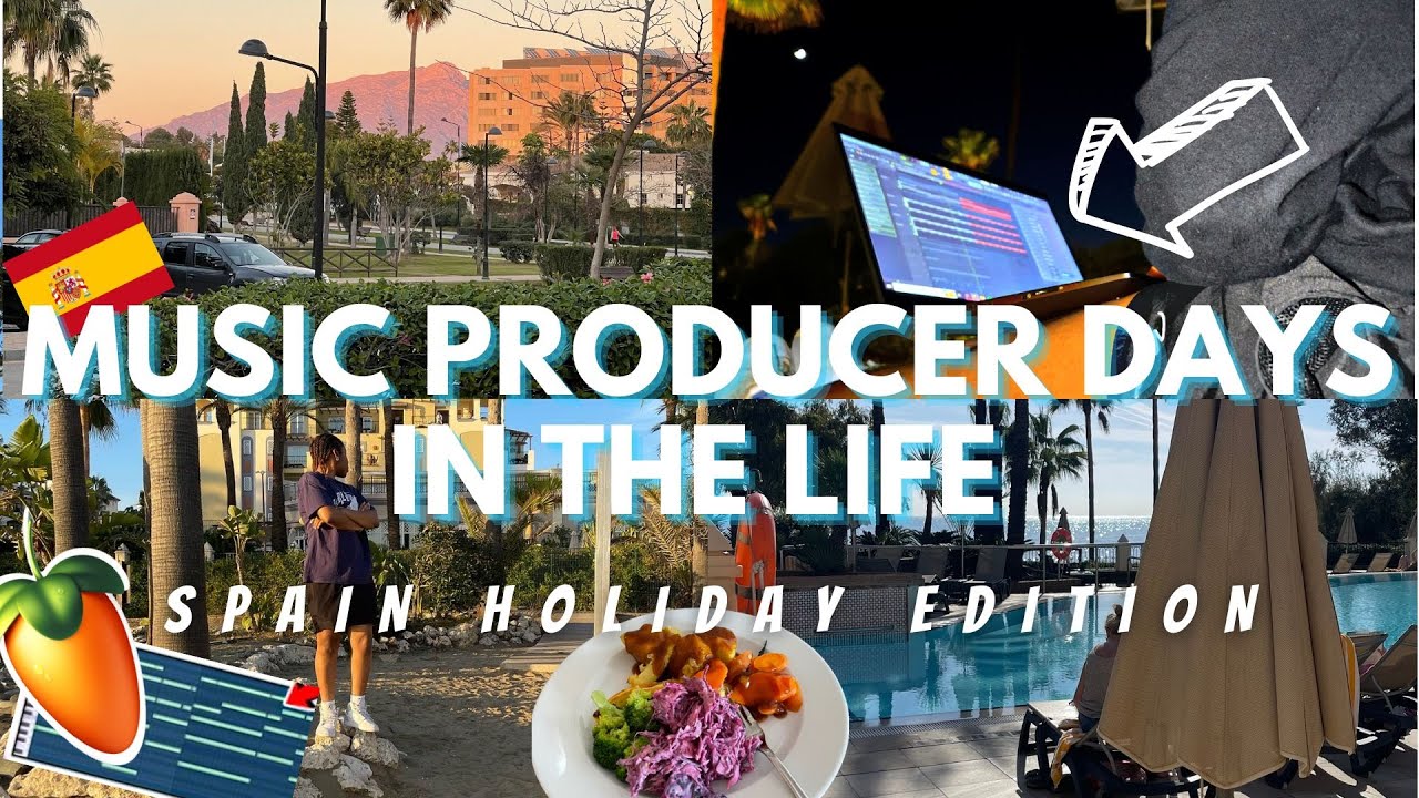 Music Producer Days In The Life | Making Afrobeats 🎹 + Travelling to Spain 2023