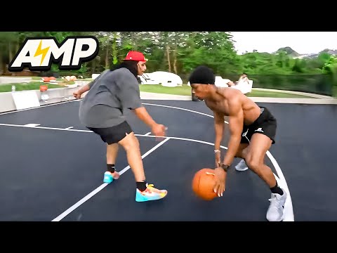 Damii vs Agent00 1v1 Basketball