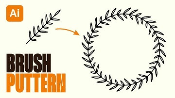 How to Make a Pattern Brush in Illustrator | Adobe Illustrator Brush Tutorial