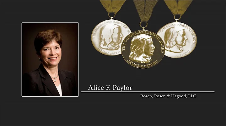Alice Paylor - 2015 Compleat Lawyer Award Platinum...