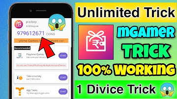 Mgamer App One Divice Reffer Bypass Trick ! Mgamer App Unlimited Coins Add New Loot Script