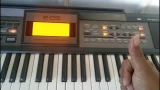 Cara setting mematikan efeck reverb e09 lcd blank. #roland
