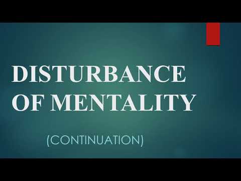 LEGAL MEDICINE LECTURE SERIES 14: MENTAL DISORDERS, DRUG ABUSE