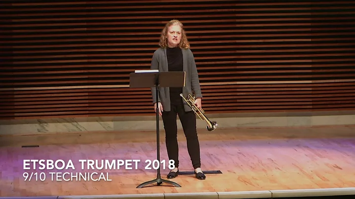 Cathy Leach, trumpet, ETSBOA 9:10 TECHNICAL 2018