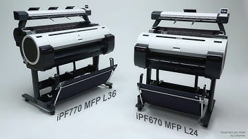 Introducing the imagePROGRAF iPF770 MFP L36 & iPF670 MFP L24
