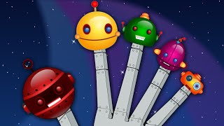 Finger Family - Robots | Nursery Rhymes For Kids, Babies, Toddlers And Children