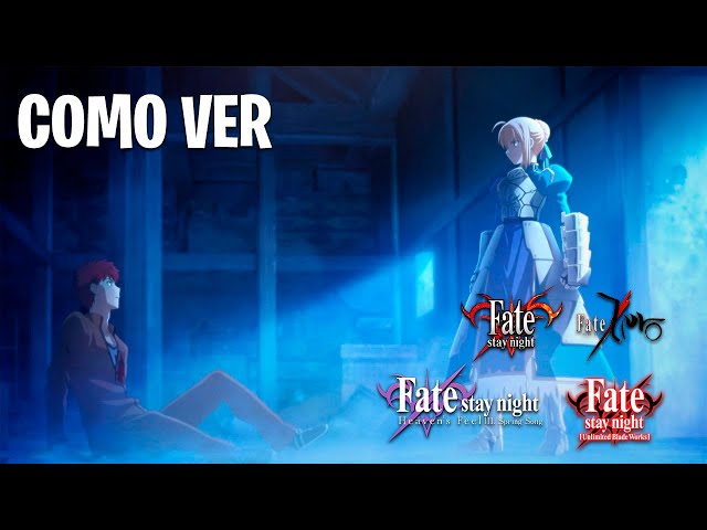 En qué orden ver los animes de Fate