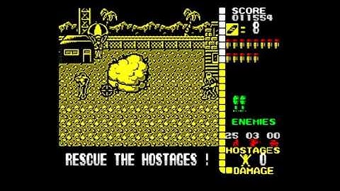 ZX Spectrum - Operation Wolf, Gameplay