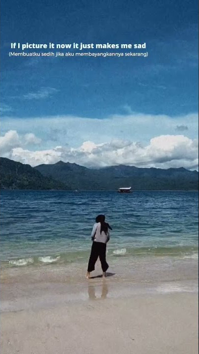 STORY WA// keindahan pantai X lagu galau