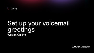 Set up your voicemail greetings