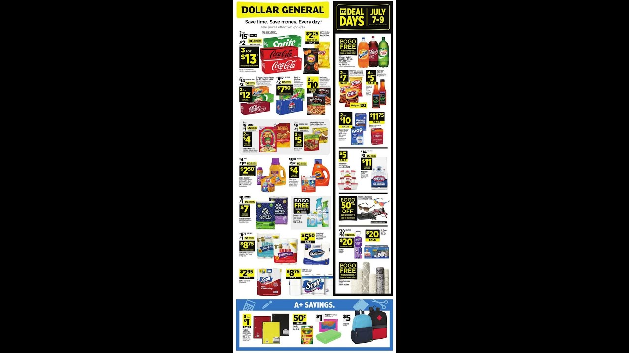 Dollar General Weekly Ad July 7 – July 13, 2024 - YouTube