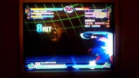 Mvc2 360 Ruby Heart 100% combo (1 Meter)