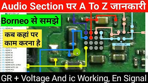 Audio Section Working With Borneo Hardware Solution || How To Repair Mobile Audio Section