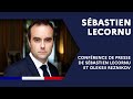 Conférence de presse entre Sébastien Lecornu et Oleksii Reznikov