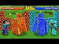 Minecraft NOOB vs PRO:BATTLE NOOB LAVA GOLEM VS PRO WATER GOLEM IN MOB ARENA Challenge 100% trolling