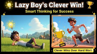 Motivational Story in English: The Lazy Boy Who Outsmarted Hard Work | Inspirational stories