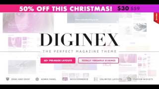 Diginex - Magazine, Blog, News and Viral WordPress Theme | Themeforest Website Templates and Themes