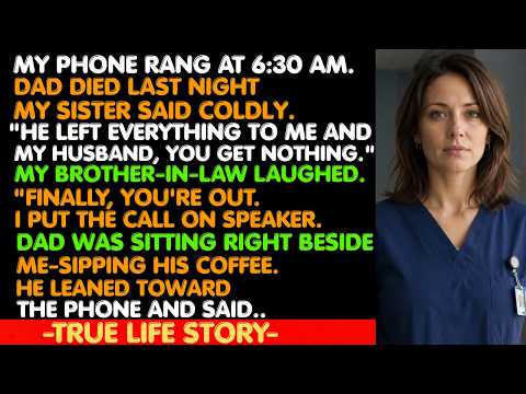 My Sister Called at 6:30 AM: "Dad DIED Last Night. YOU GET NOTHING"—My Dad Was Sitting Behide Me...|