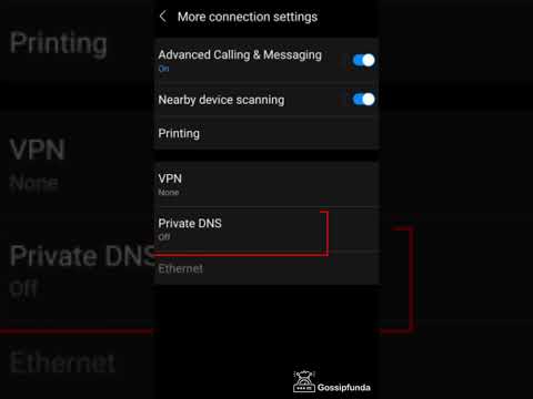 Private DNS Settings in Mobile #shorts #dns #android #privatedns