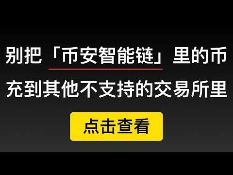 注意，别把币安智能链（BSC）里的USDT等资产充到其他不支持Binance Smart Chain的交易所中。ERC20代币如何转换BEP20？（第181期）