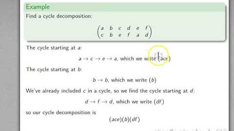 Permutation Groups 2