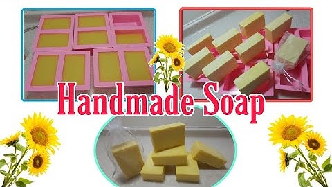 DIY || Handmade Soap || How to make soap || How to make beauty bar soap || Ading Vlogs