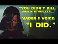 I mixed in Vader