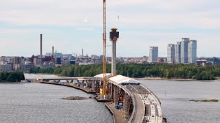 Kruunuvuori Bridge, Helsinki, Finland – ULMA Construction [en]