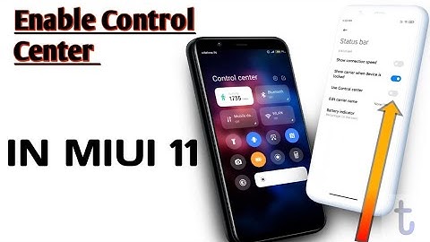 ENABLE MIUI 12 CONTROL CENTER IN MIUI 11 |  No Third Party | No Root | Control Center | No Unlock |