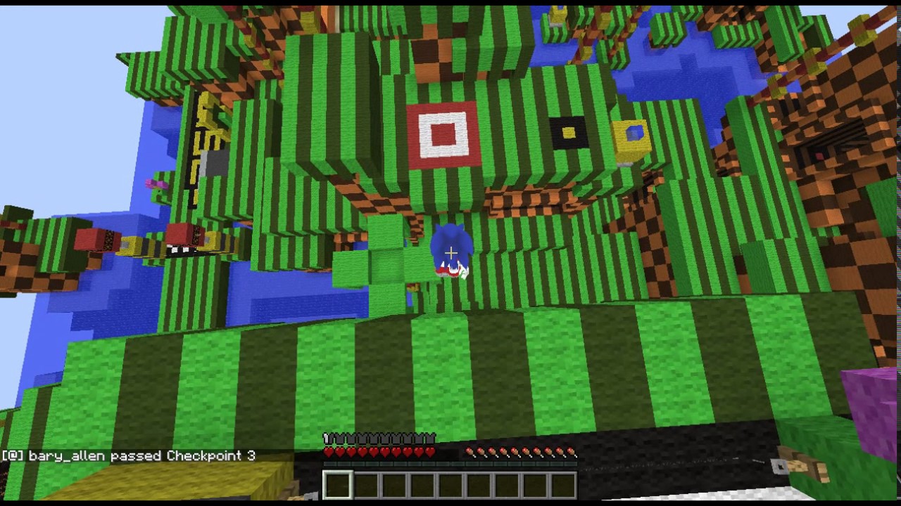 Minecraft Mod Sonic Mod Mapa Do Sonic E Mod Custom Steve 1 7 10 Youtube
