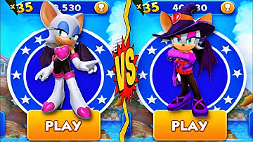 Sonic Dash Rouge Event - Rouge Vs Witch Rouge (Android,iOS)