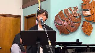 Treys Solo in the 2023 Christmas Program - Maili Bible School