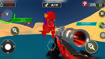 Wild Dino Hunting - Zoo Hunter Dinosaur Games - Android Gameplay - Part 8