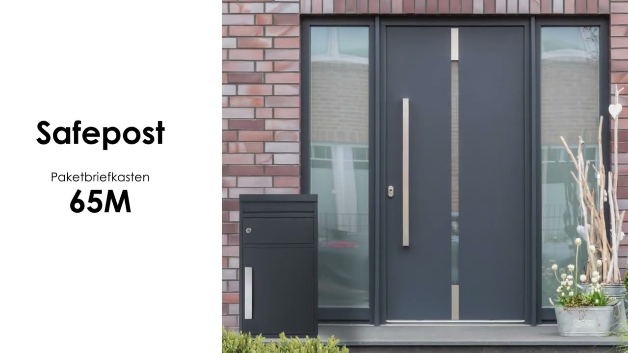 Safepost Paketbriefkasten 65M Video