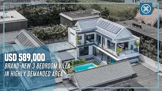 Brand New 3 Bedroom Villa in highly demanded area, Canggu Batu-Bolong, Bali