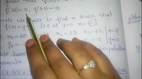 #18MATDIP41#(Lecture 8) Module 2:- Numerical Methods