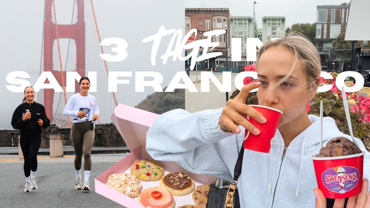 3 Tage in SAN FRANCISCO - Crumbl Cookies, Halbmarathon verpasst & Foodspots! Travel Vlog // annrahel