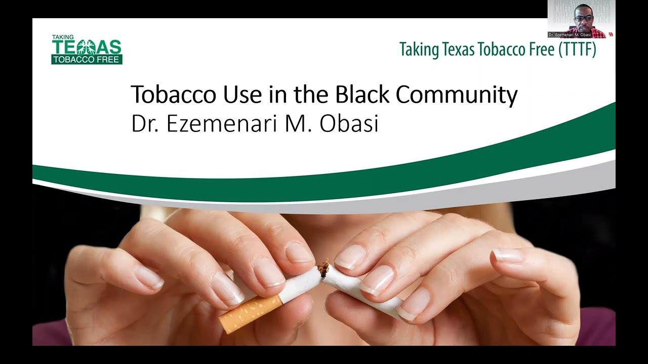 Tobacco Use in the Black Community