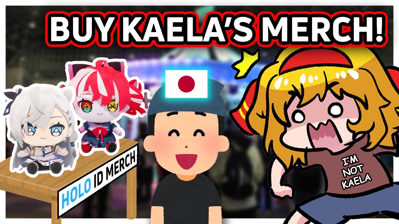 Kaela almost approached a fan IRL after seeing them buy Holo ID merch【Hololive】