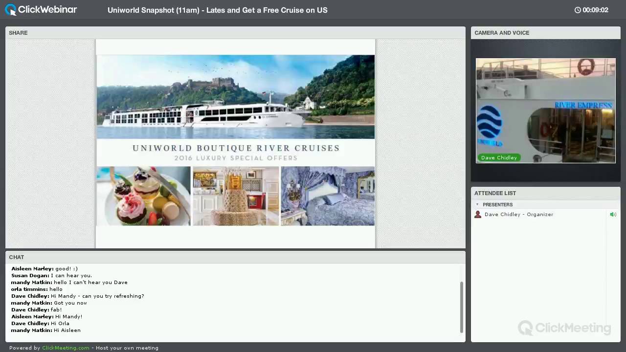 The FIRST EVER Snapshot Webinar 10th May 2016!