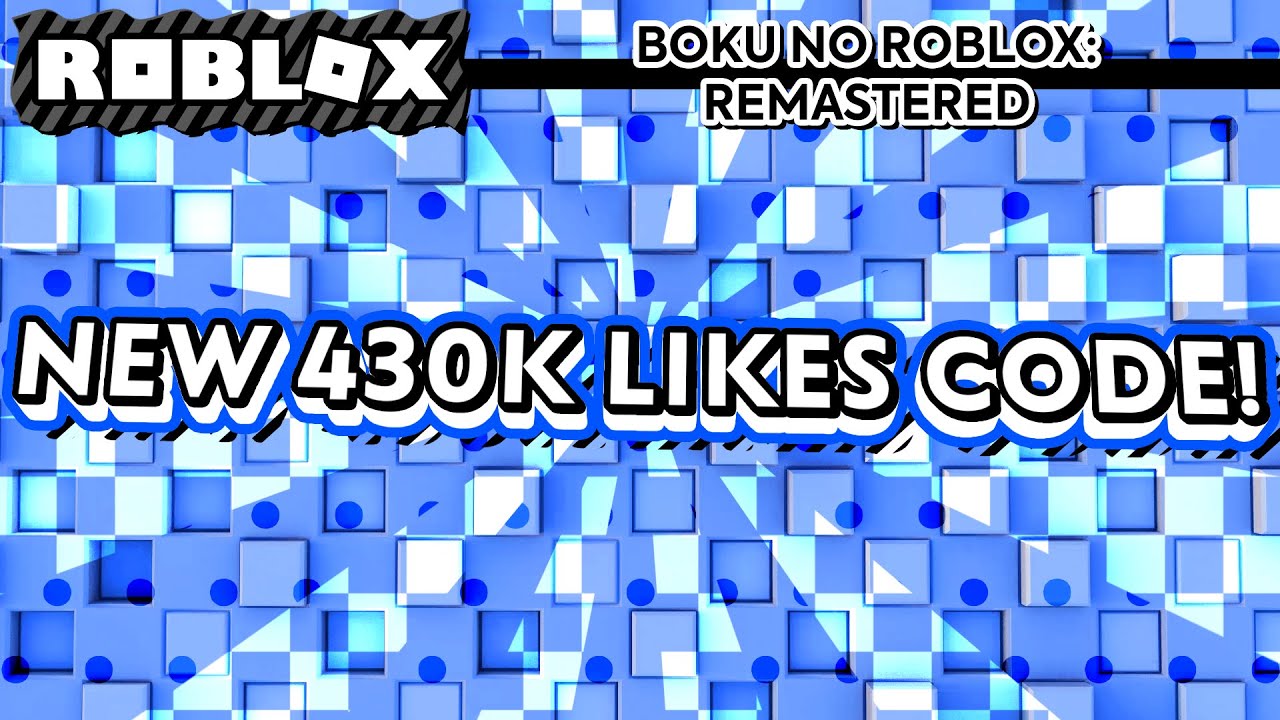 New 430k Likes Code Boku No Roblox Remastered Roblox Youtube - boku no roblox remastered new 280k like code meet and eat