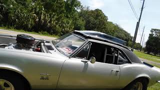 Brads 67 Camaro 468 BIG BLOCK Pro Street  Cold Start