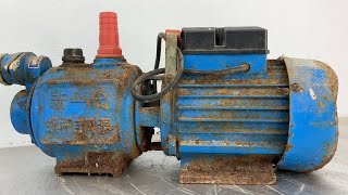Restoration Broken Old Screw Self Primer Pump // Restoring the Screw Pump as a Beautiful Car Washer