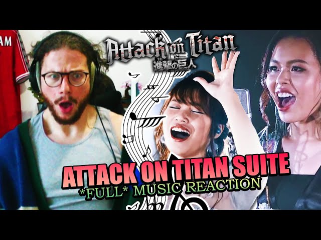 First Time Hearing “Attack on Titan Suite” by Hiroyuki Sawano Project emU | *FULL* REACTION class=