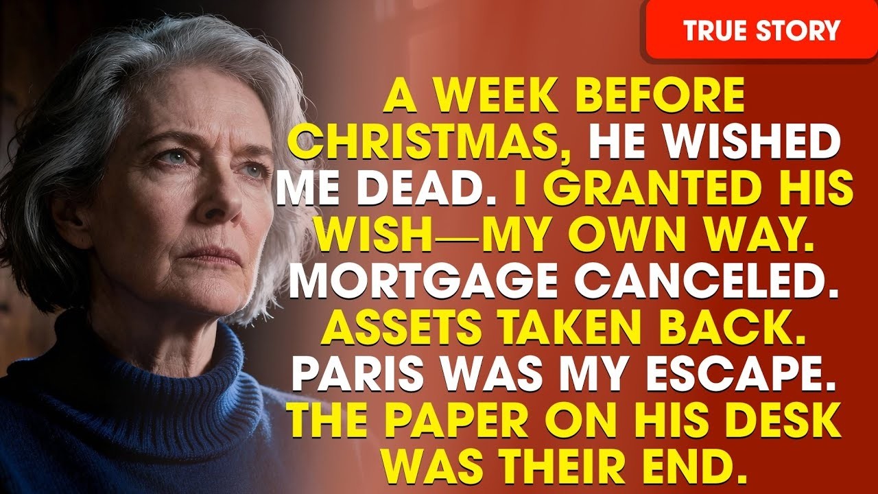 A Week Before Christmas, My Son Wished Me Dead… He Didn’t Expect My Will to End Everything