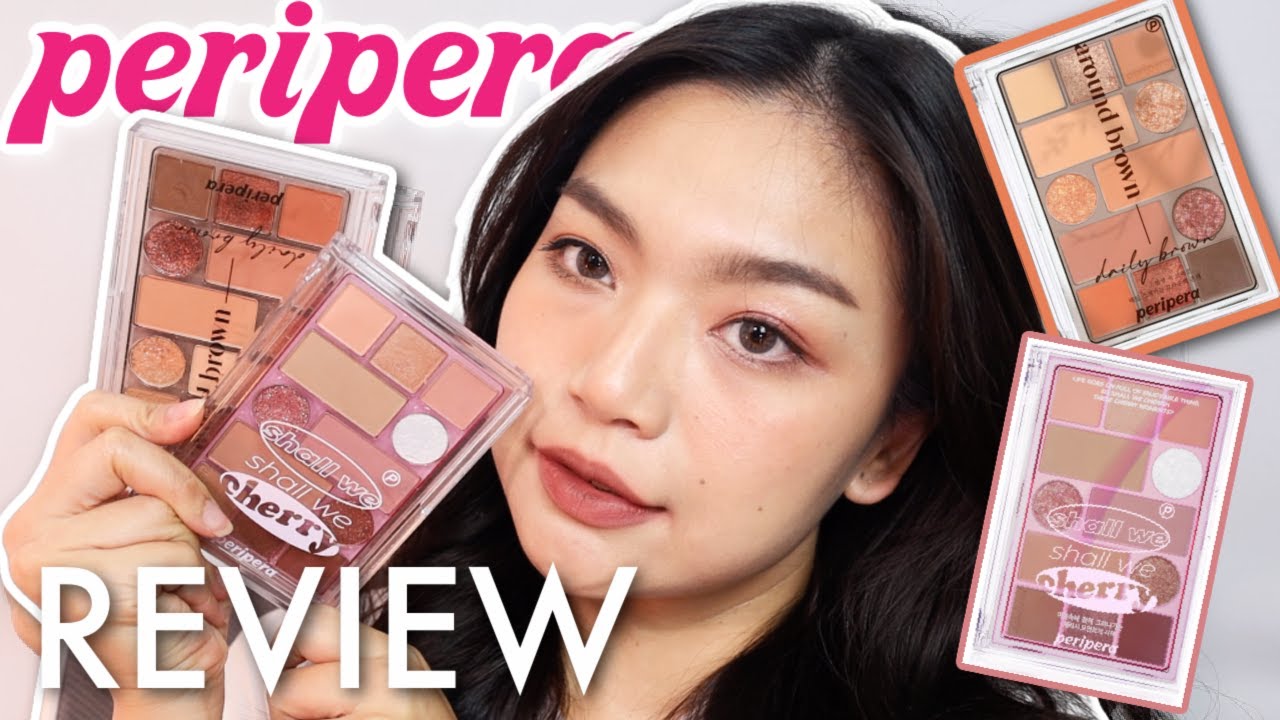 รีวิวพาเลตต์ตา PERIPERA all take mood technique palette #01 & #02