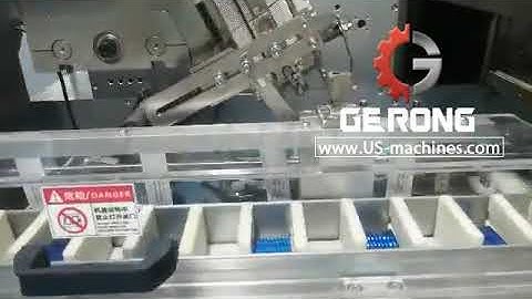 Capsule tablet blister counting feeding horizontal leaflet inserting cartoning machine case packing