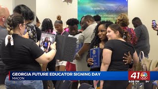 Georgia Future Educator Signing Day celebrated at William S. Hutchings College and Career Academy