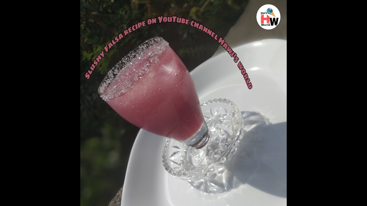 Slushy Falsa recipe by Hawi's world